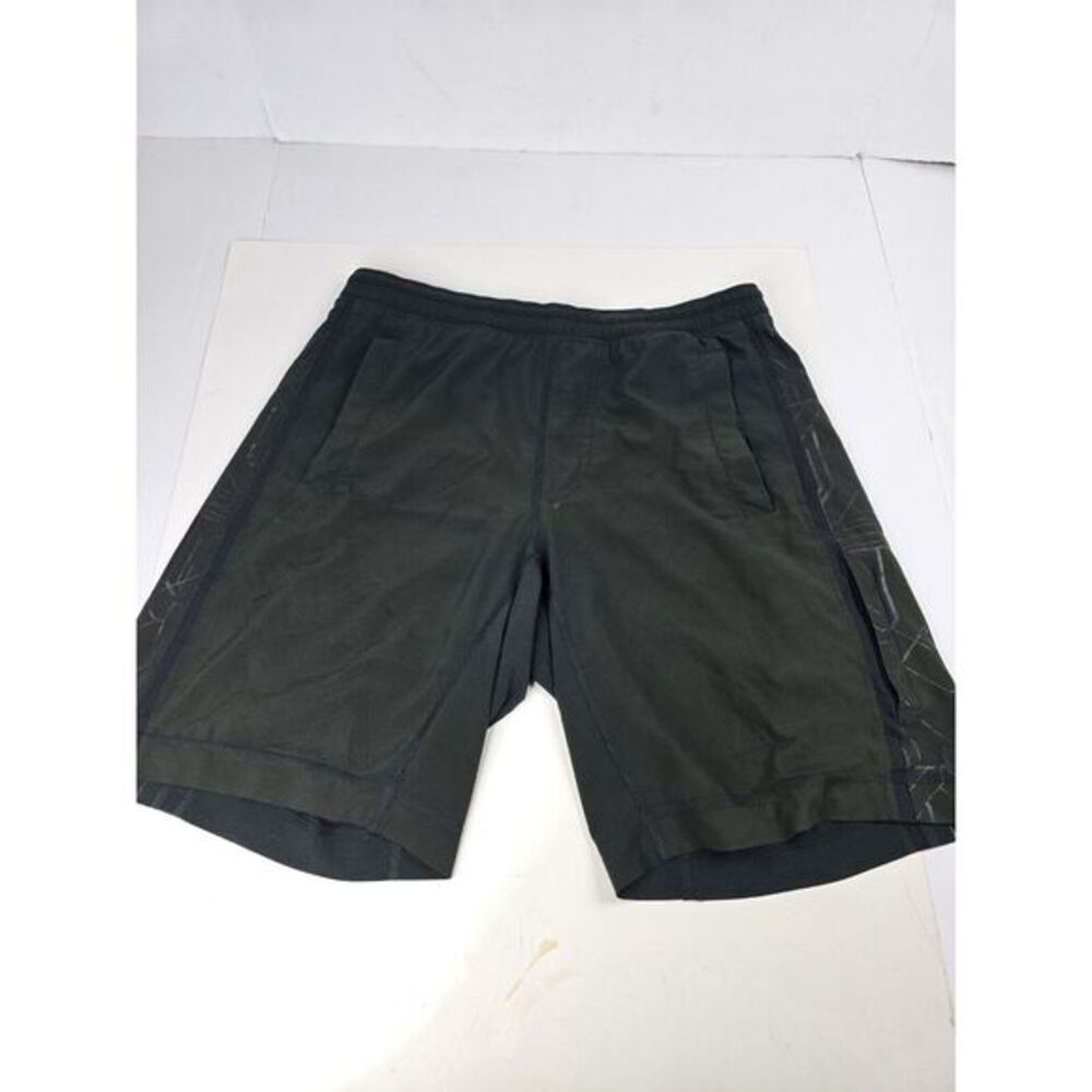 Lululemon Pace Breaker Shorts Mens S Black Drawstring Training Gym Running *Flaw